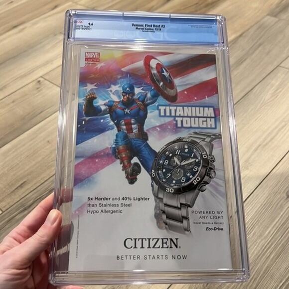 Marvel Venom First Host 3 Rare Second Print 1st Appearance of Sleeper CGC 9.6 - Picture 3 of 3